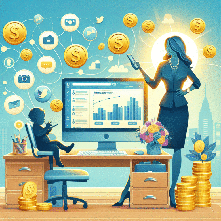Best social media management side hustles for busy moms