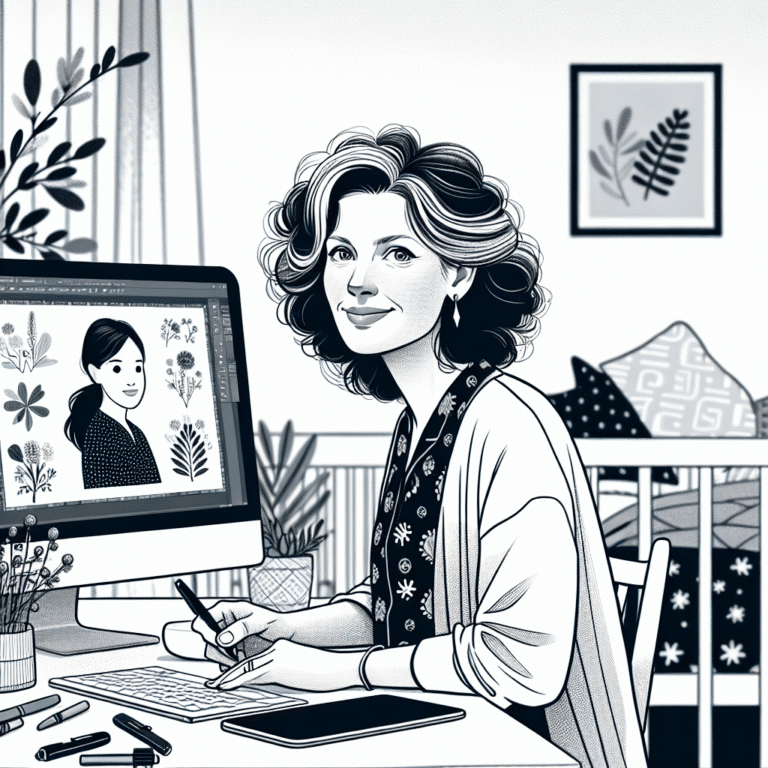 How to create and sell printables online as a single mom