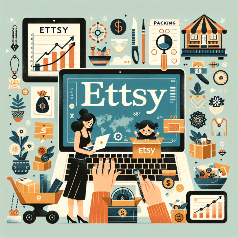 Building a successful Etsy shop as a single mother